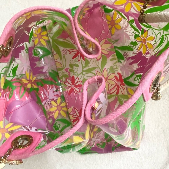 Lilly Pulitzer‎ Vibrant Multi-Color Beach Tote Bag - Picture 3 of 14
